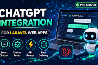 chatgpt chatbot integration for laravel web applications