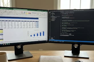 create financial models and valuation reports using excel and python
