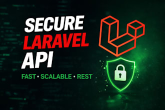 create secure laravel rest API for your web app or saas