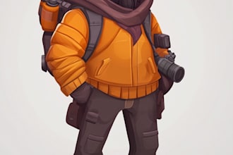 draw 2d game character or 2d game character