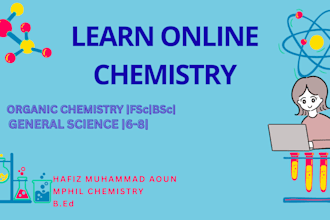 teach chemistry,organic chemistry and general science
