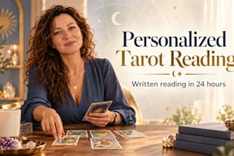 give you a detailed written tarot reading within 24 hours