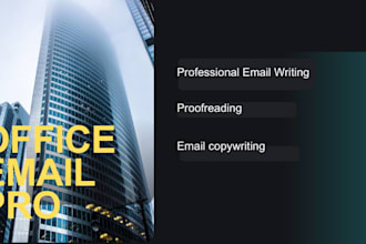 proofread office and professional emails