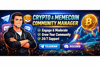 manage, engage, and moderate your crypto or memecoin community