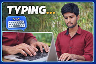 do a english typing, PDF to word