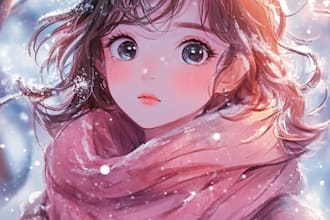 anime character, fanart, and original character
