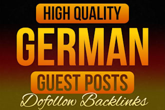 make SEO dofollow german guest post on german de sites