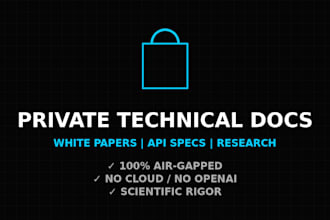 write private technical whitepapers using air gapped local ai