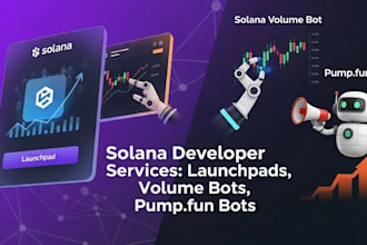 build a solana ido launchpad and automation bot