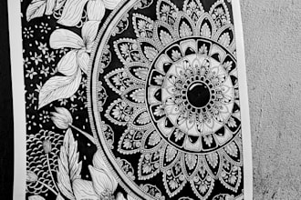 draw intricate highquality doodle art patterns