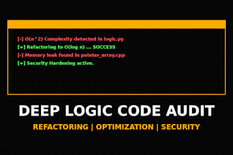audit your code logic and refactor using neuromorphic principles