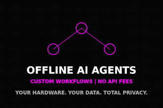 build a custom offline ai agent workflow for your data