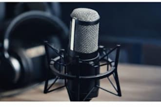 record a clear and natural english voice over