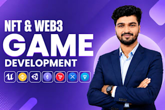 develop nft p2e web3 blockchain games crypto game using unity, wallet