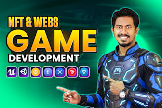 develop nft p2e web3 blockchain games crypto game using unity, wallet