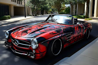 do professional car wrap design or any vehicle vinyl wrap