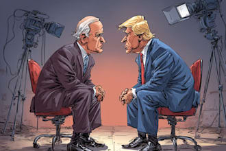 draw satire, editorial or political cartoons for you