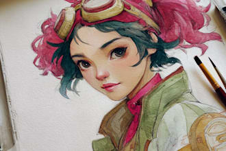 draw a watercolor effect to your photos in photoshop