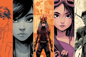 design characters and comic books