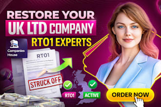 activate, reinstate, restore uk ltd, restore uk limited company, rt01