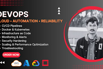 be your devops engineer for cicd, iac, cloud and monitoring