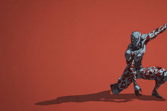 draw 2d character design