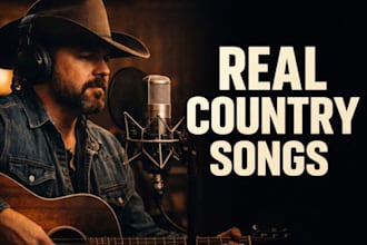 be your male country singer, custom song, country music, nashville songs produce