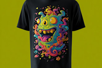 create funny, humorous meme, joke, and typography t shirt and logo designs