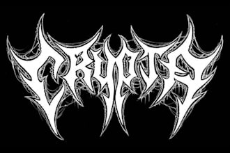 design a high energy thrash metal logo