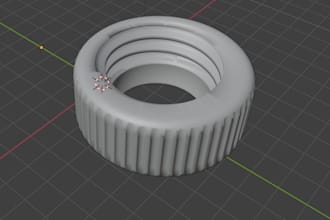 create a 3d model of your choosing, I can also 3d print the model