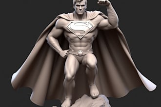 3d sculpting action figure 3d toy articulated model flexi model anime miniature