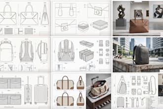design premium handbags backpack, wallets, duffle bag  luggage and techpack