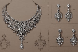 design custom jewelry sketches for your brand