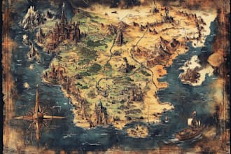 do fantasy city map