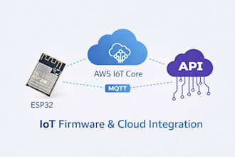 do iot firmware development with mqtt and cloud integration
