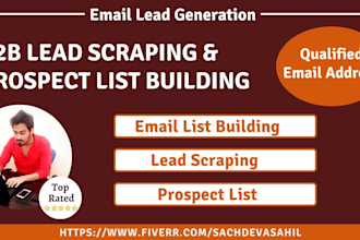 do b2b lead generation, targeted business leads, and email list