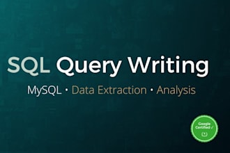 write optimized mysql or sql queries for your database