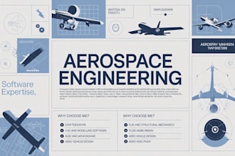 provide assistance in aircraft, uav, vtol and aerospace design