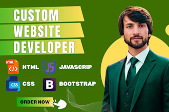 be your full stack frontend custom web developer