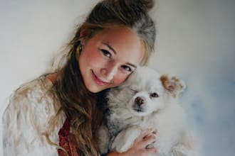 paint stunning pet portrait