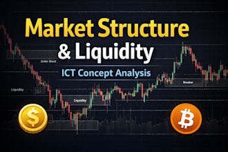 provide educational market structure and liquidity analysis