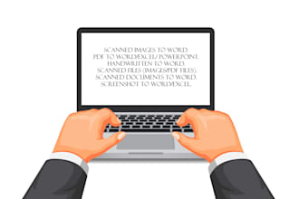 transcribe PDF, scanned pages, image to word