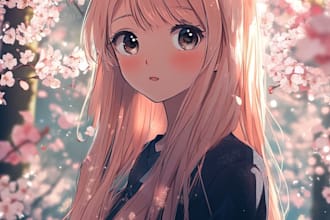 draw anime character or fan art for you