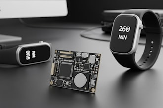 design mip ,wearable pcb electronics for smart watches, and fitness bands