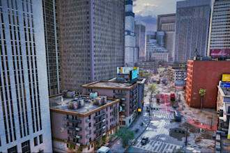 aaa realistic 3d game environment, level design, ue5 game ready model, unity