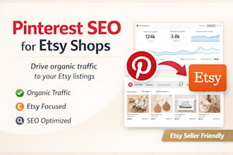 do pinterest seo and traffic marketing for your etsy shop