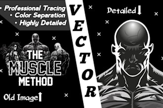 do vector tracing color separation as an expert