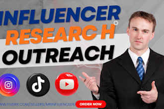 do micro influencer research and outreach for influencers marketing campaign