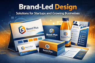 design brand led solutions for startups