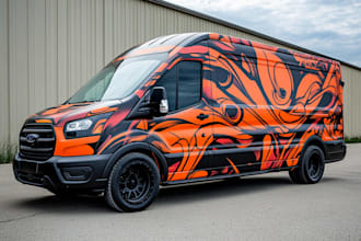 design vehicle wrap and truck decals